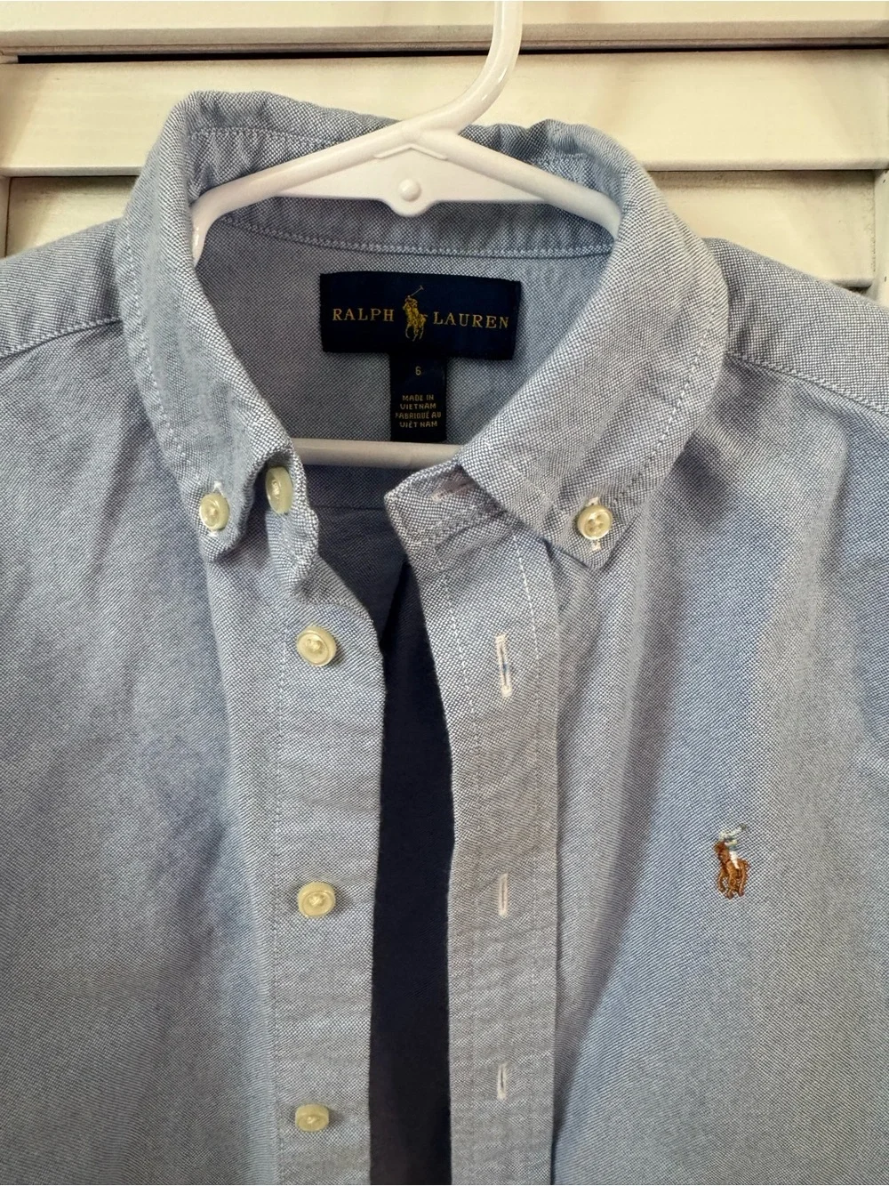 The Iconic Oxford Shirt by Ralph Lauren Light Blue Button-Down